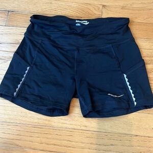 Saucony running spandex shorts